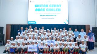 PLN Gelar Khitan Sehat Gratis untuk 111 Anak di Makassar